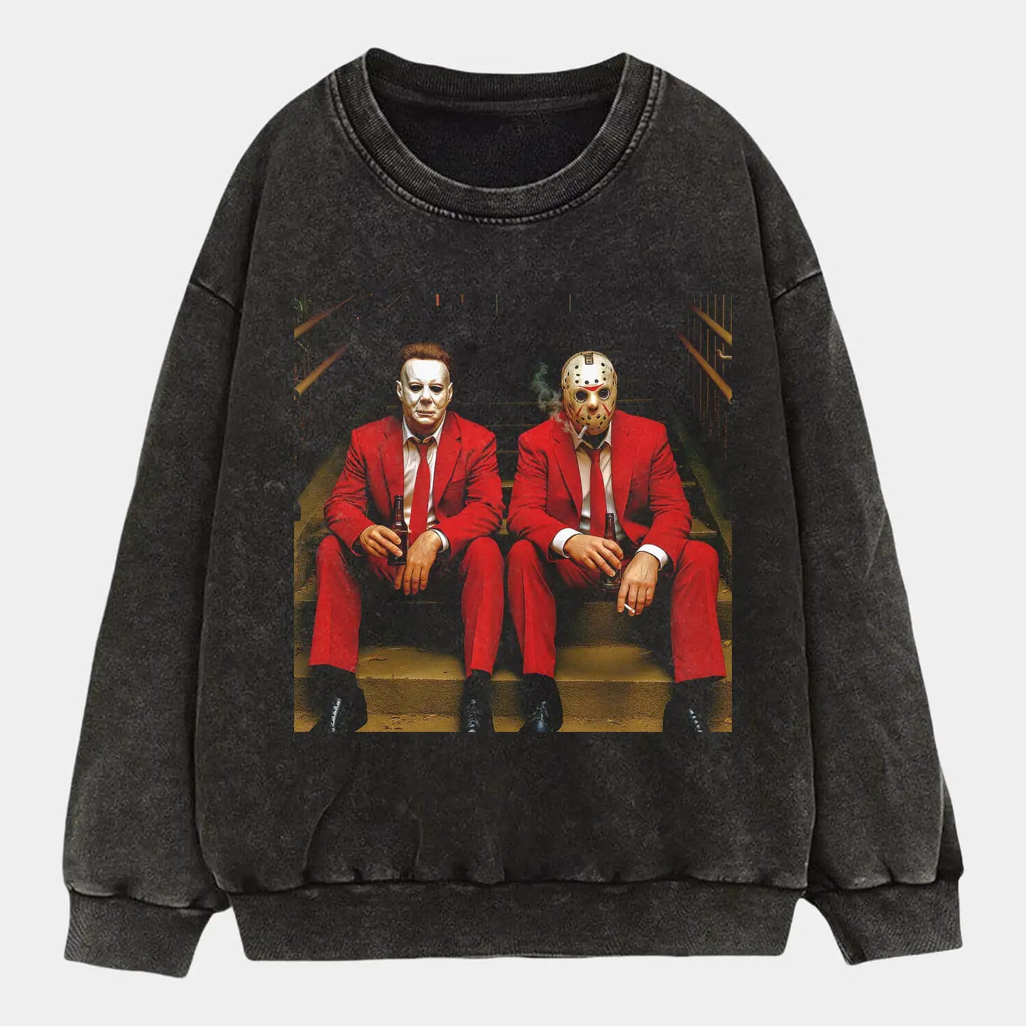 MICHAEL MYERS AND JASON VOORHEES T-SHIRT V1.7