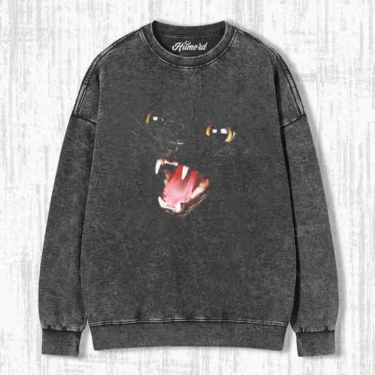 BLACK CUTE CAT T-SHIRT 1.1