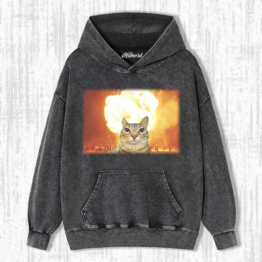 CALM AND COLLECTED CAT T-SHIRT 1.9