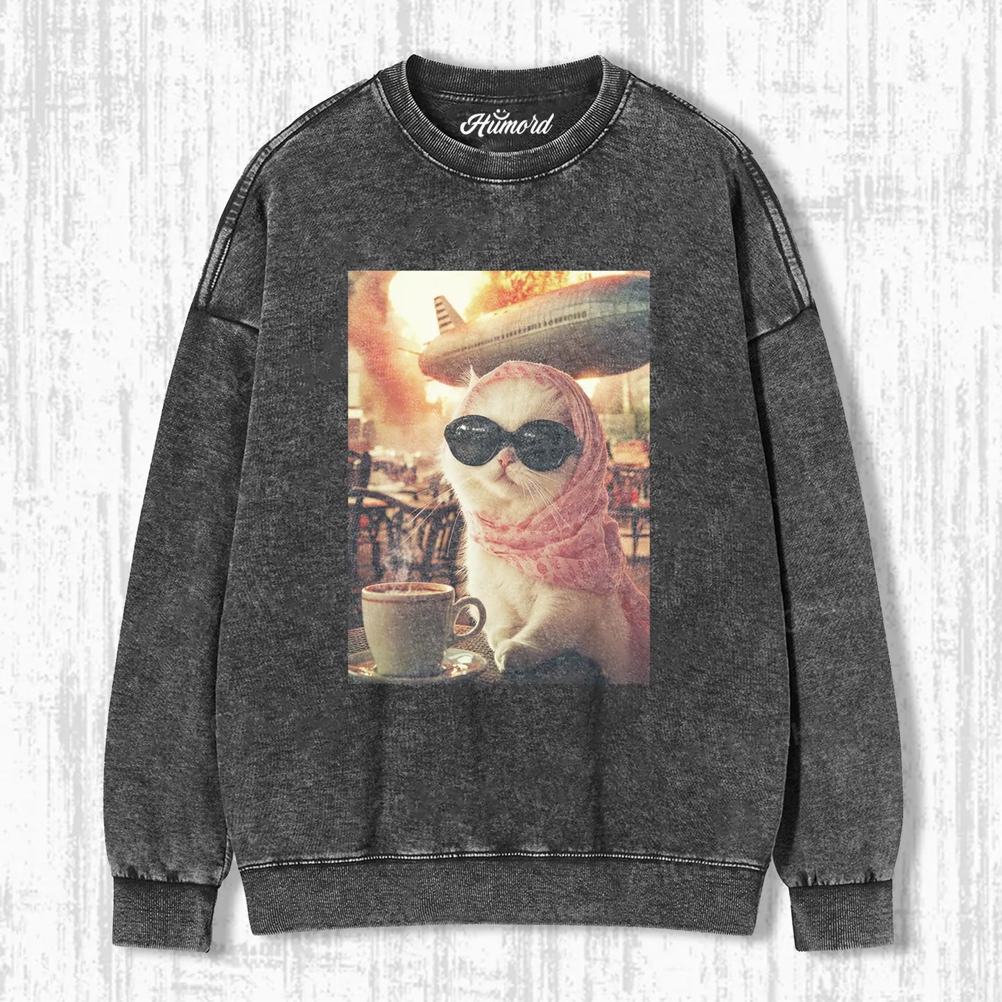 CALM AND COLLECTED CAT T-SHIRT V1.0