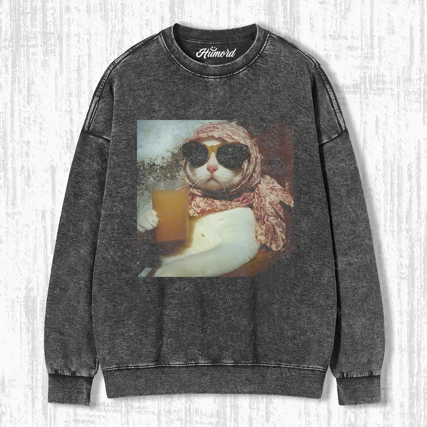 CALM AND COLLECTED CAT T-SHIRT V1.1