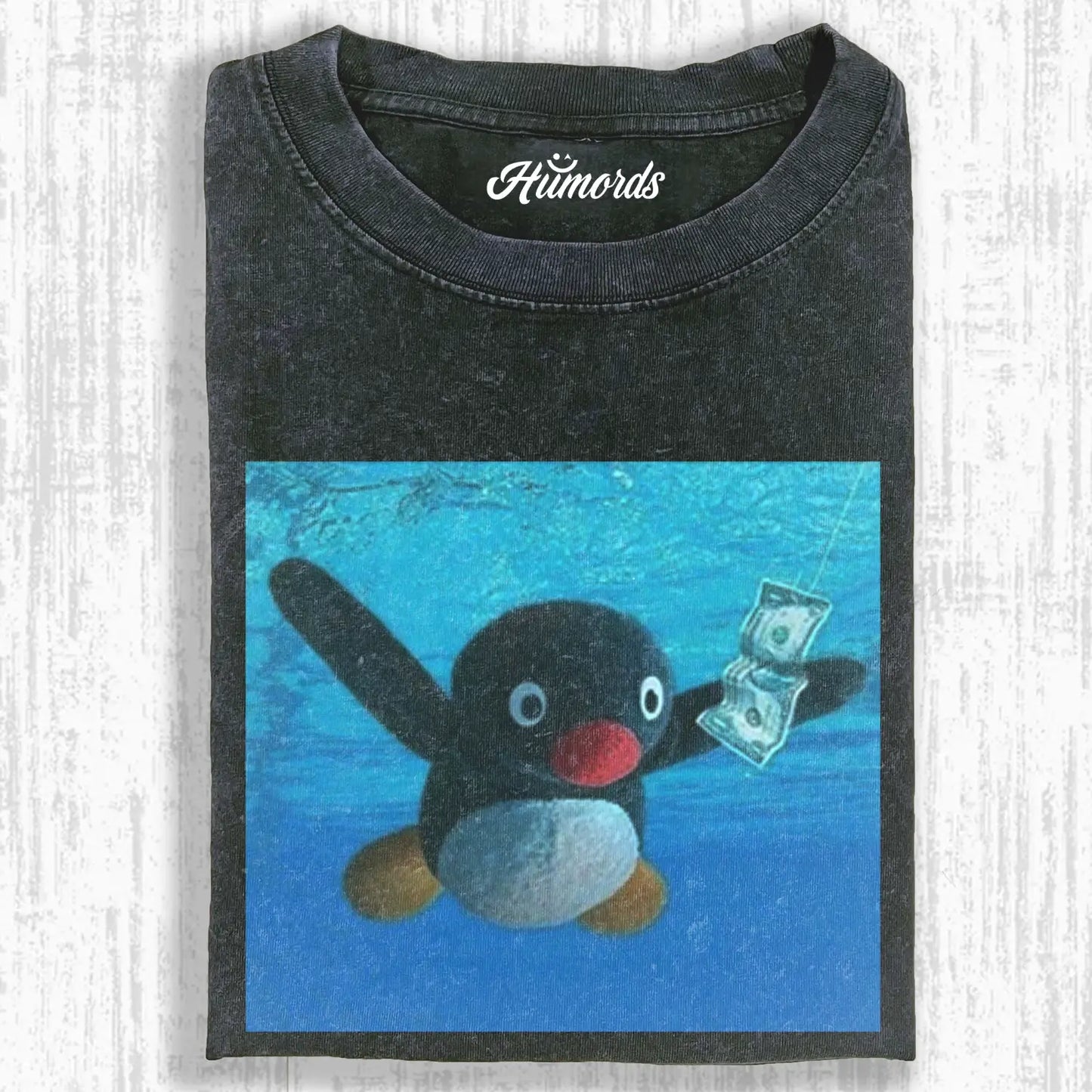 FUNNY PINGU PLUSH T-SHIRT