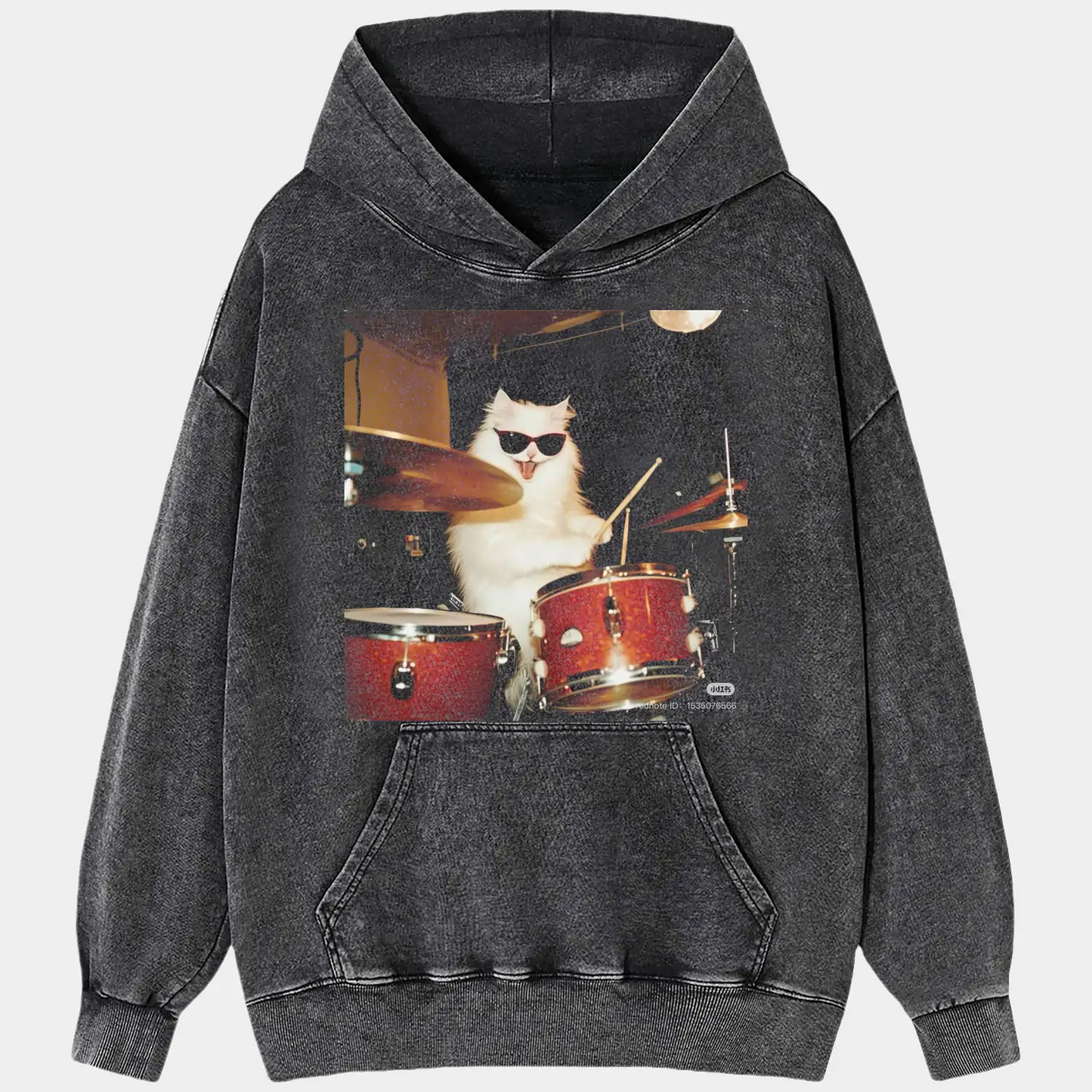 Cat playing drums TEE
