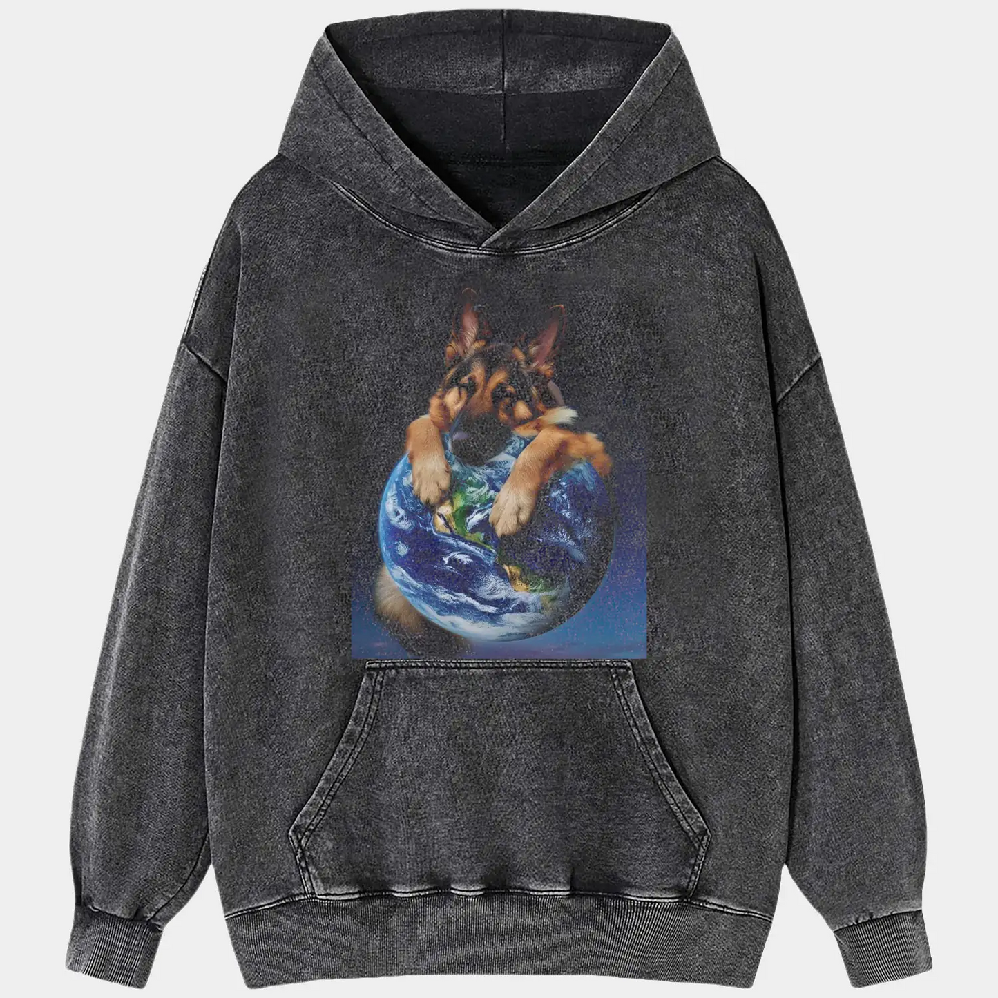 DOG HOLDING THE EARTH TEE