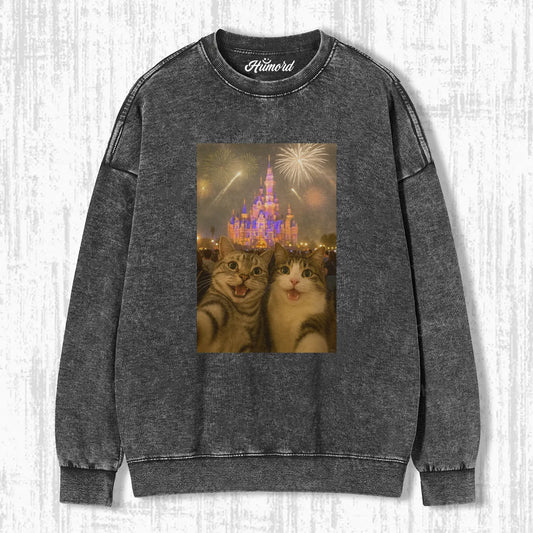 FIREWORKS CATS T-SHIRT