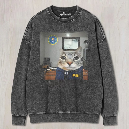 FUNNY AGENT CAT MEME TEE & SWEAT & HOOD