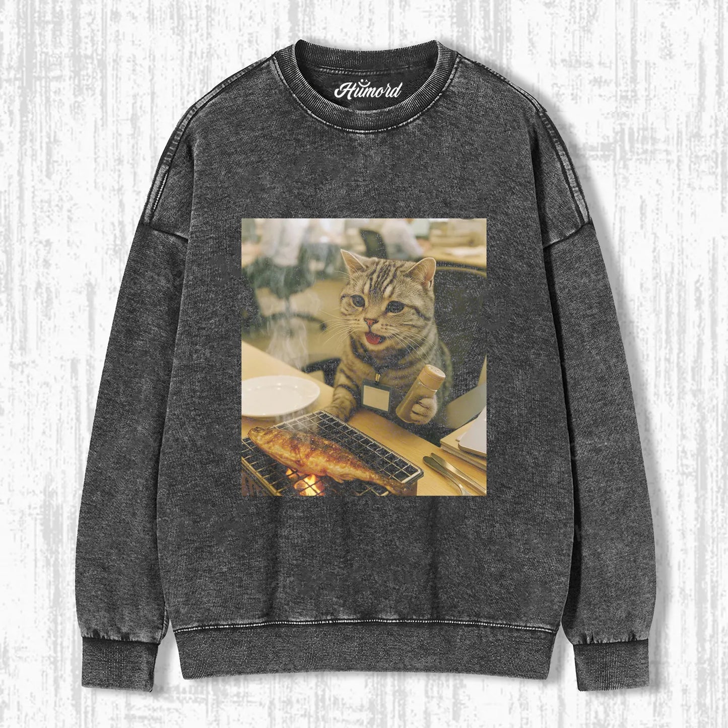 FUNNY CAT LIKE FISH T-SHIRT