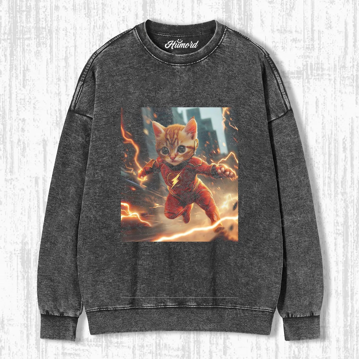 FUNNY SUPERMAN CAT T-SHIRT