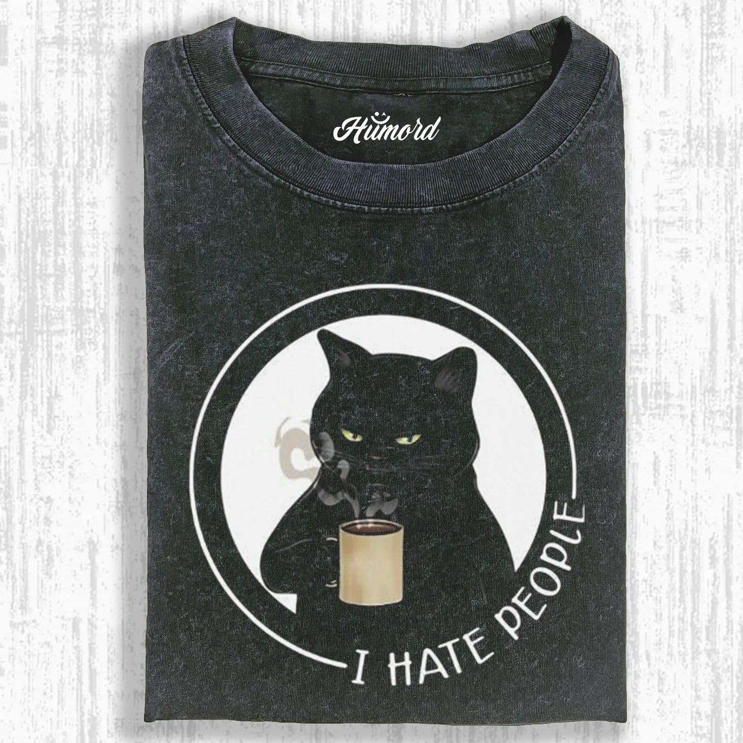 I HATE PEOPLE CAT T-SHIRT 1.0