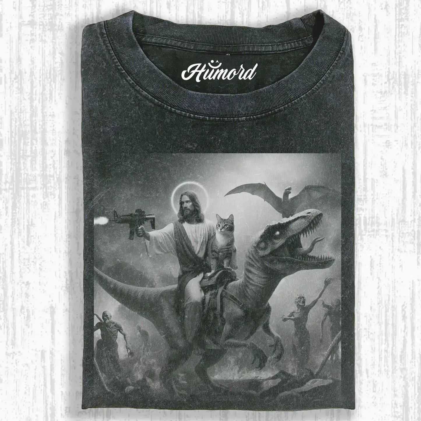 JESUS AND CATS SAVE LIVES T-SHIRT