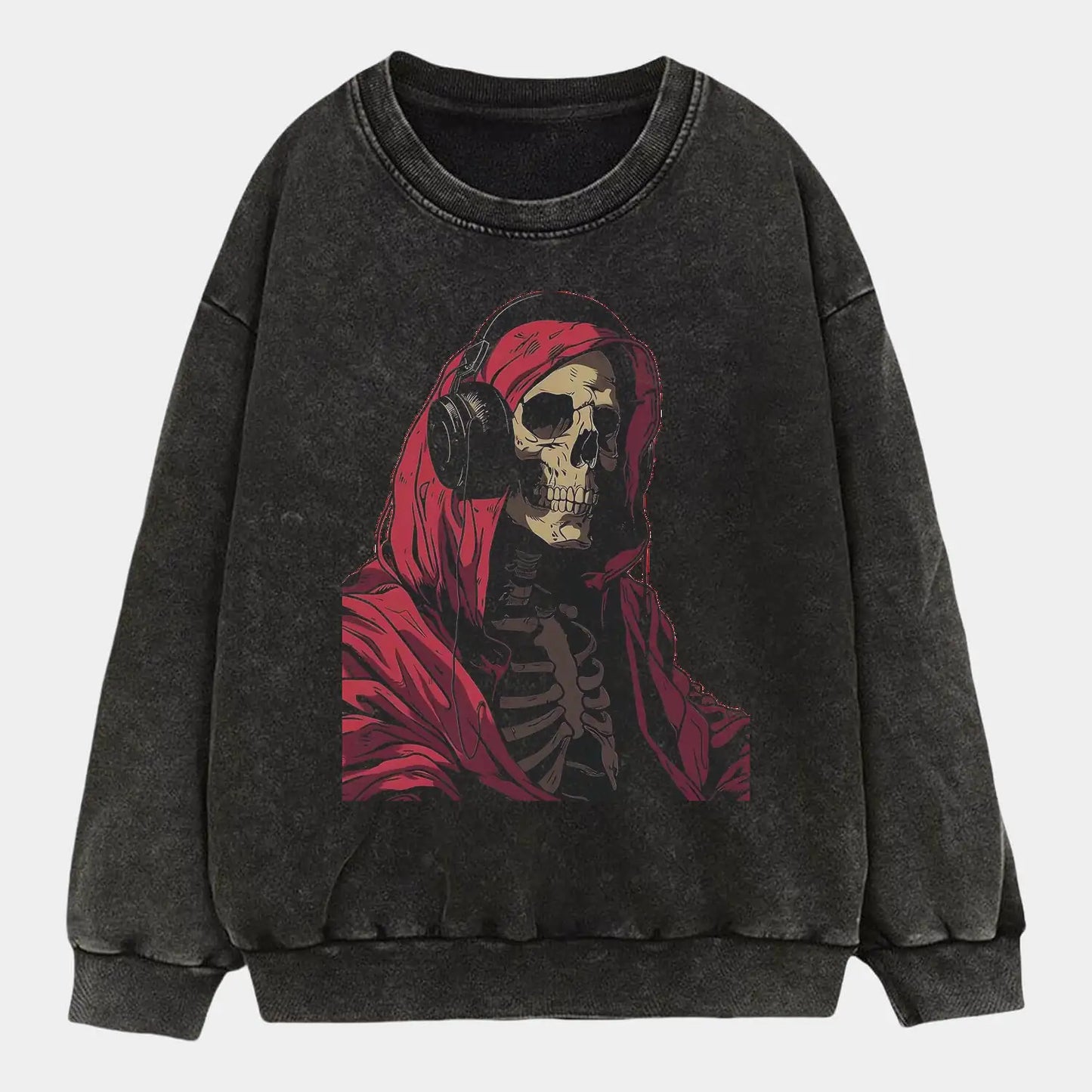 Listening Music Skull Tee