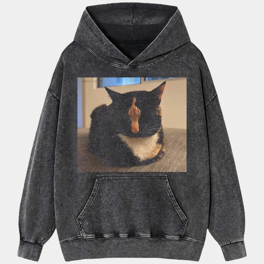 Middle Finger Cat Tee