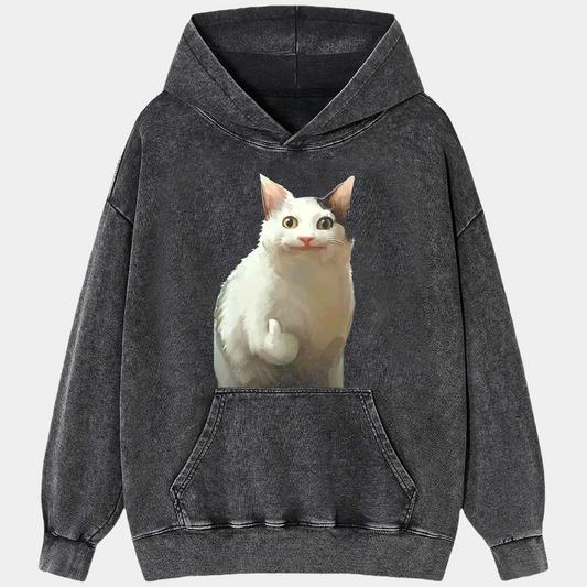 POLITE CAT STICKER TEE