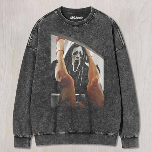 SCREAM HELD HER LEGS IN THE CAR TEE & SWEAT & HOOD