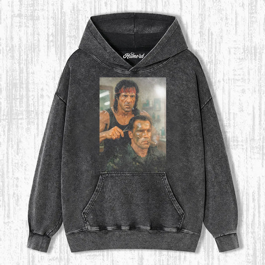 SYLVESTER STALLONE & ARNOLD SCHWARZENEGGER T-SHIRT