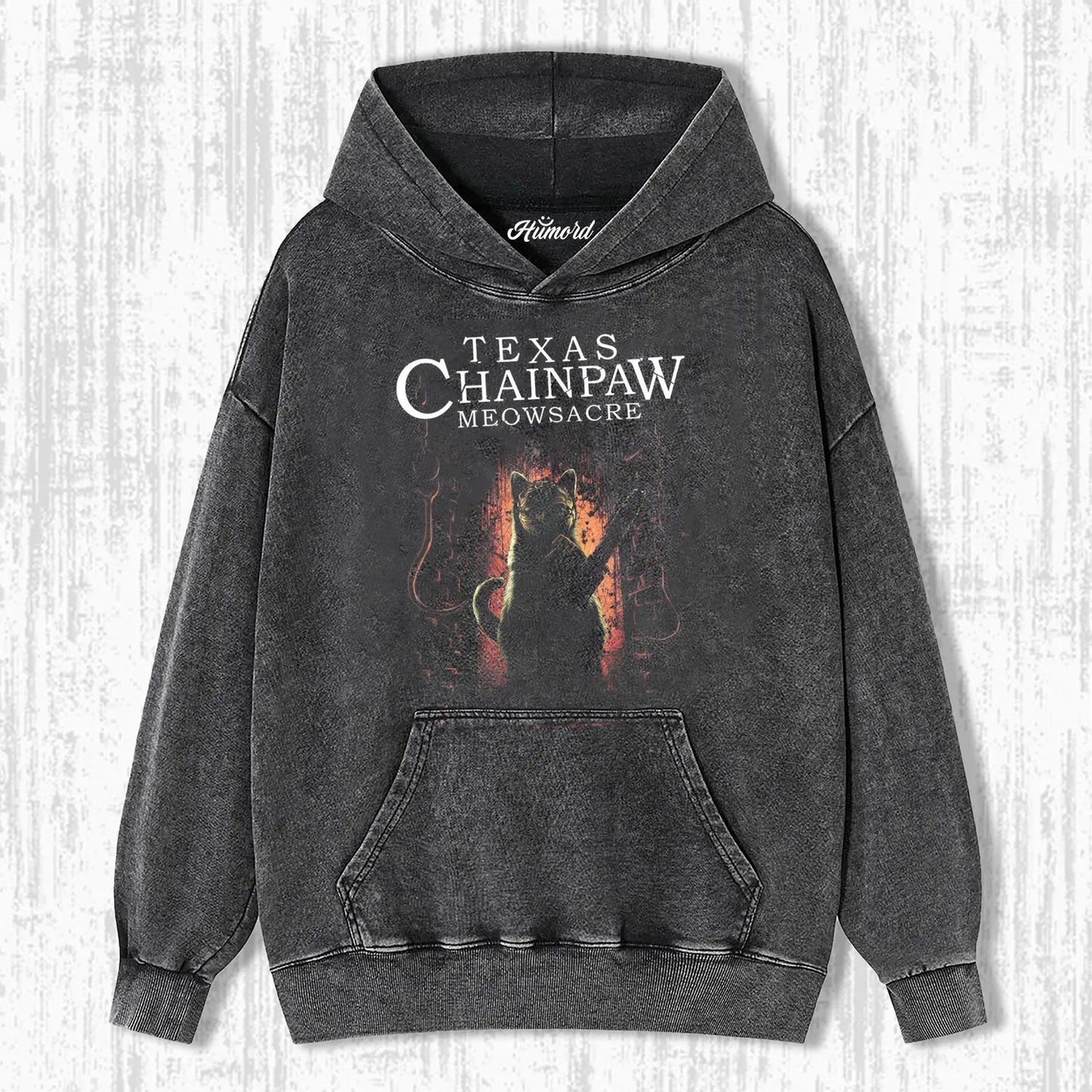 TEXAS CHAINPAW MEOWSCARE CAT T-SHIRT