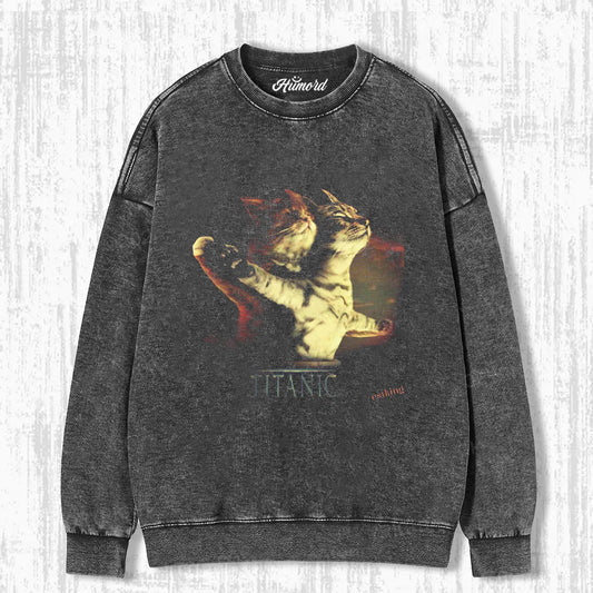 TITANIC CAT T-SHIRT
