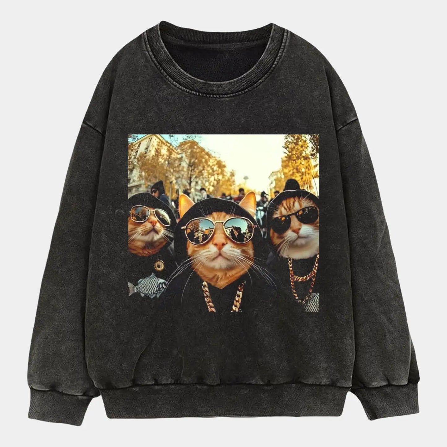 Three Cats Tee