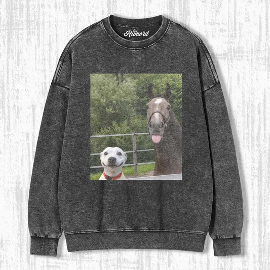 WACKY DOG AND HORSE T-SHIRT