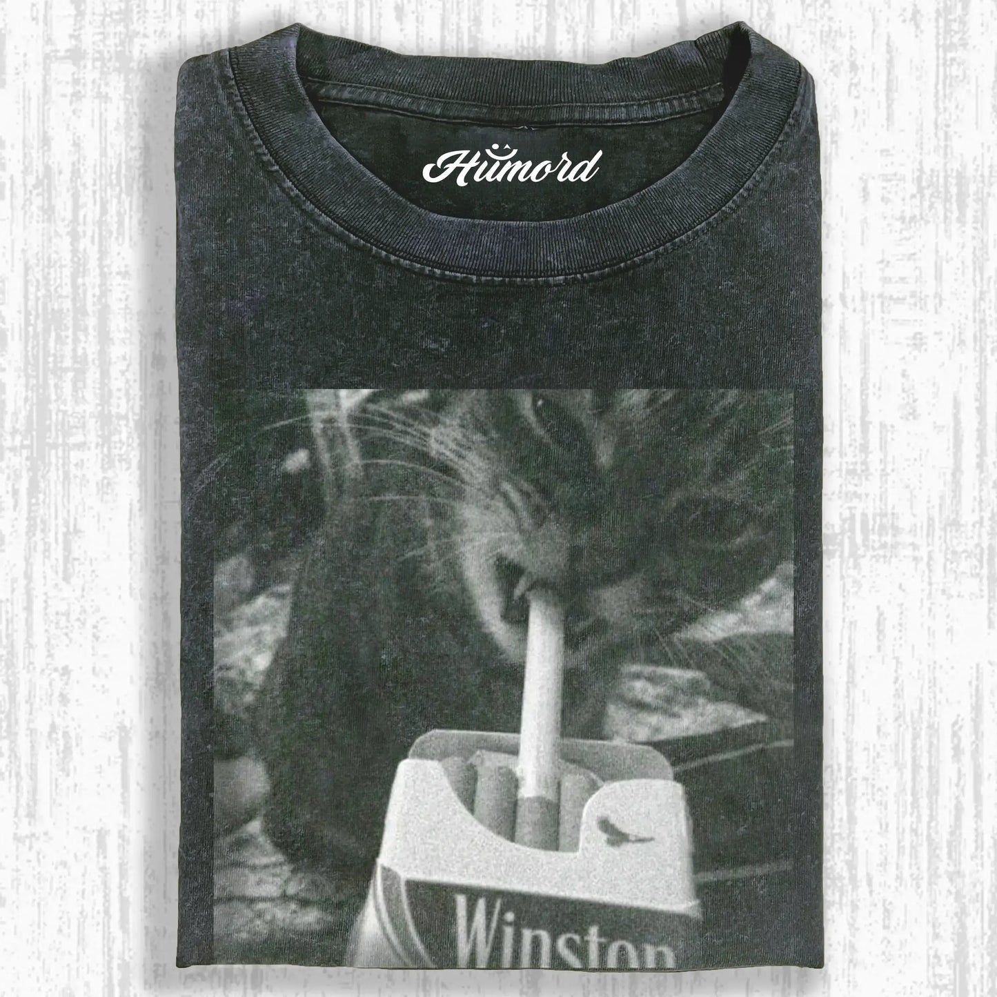 WASHED COTTON CAT T-SHIRT 2.0
