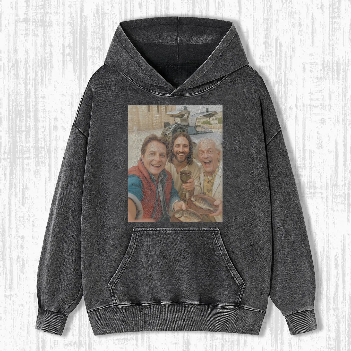 JESUS & BACK TO THE FUTURE T-SHIRT