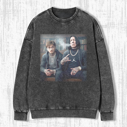 HP SMOKING TEACHER AND STUDENT T-SHIRT