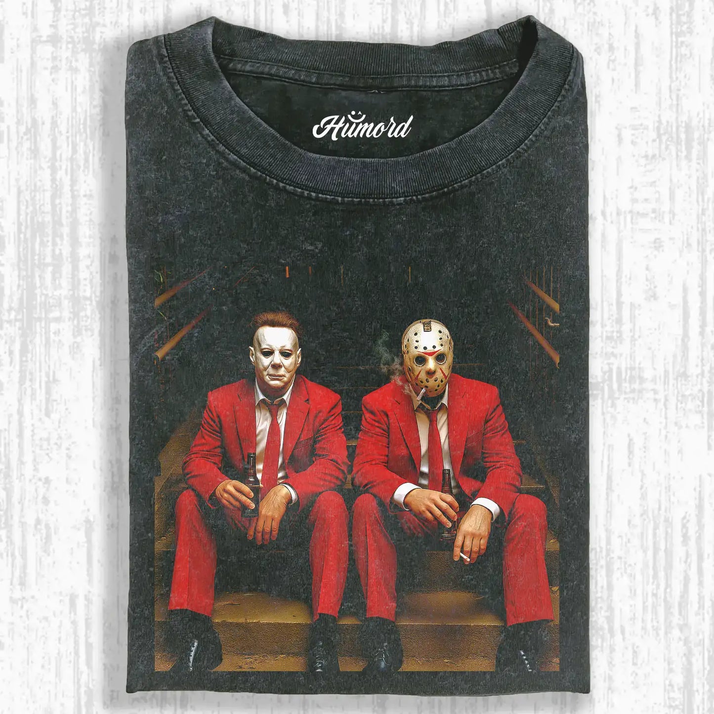 MICHAEL MYERS AND JASON VOORHEES T-SHIRT V1.7