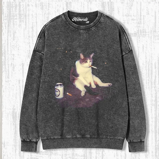 SMOKING CAT T-SHIRT 5.0