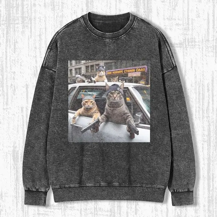OUTLAW CAT T-SHIRT V1