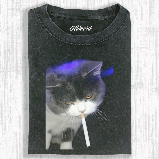 SMOKE CAT T-SHIRT V1.4