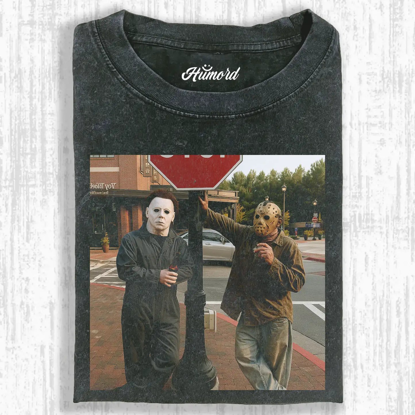 MICHAEL MYERS AND JASON VOORHEES T-SHIRT V1.5