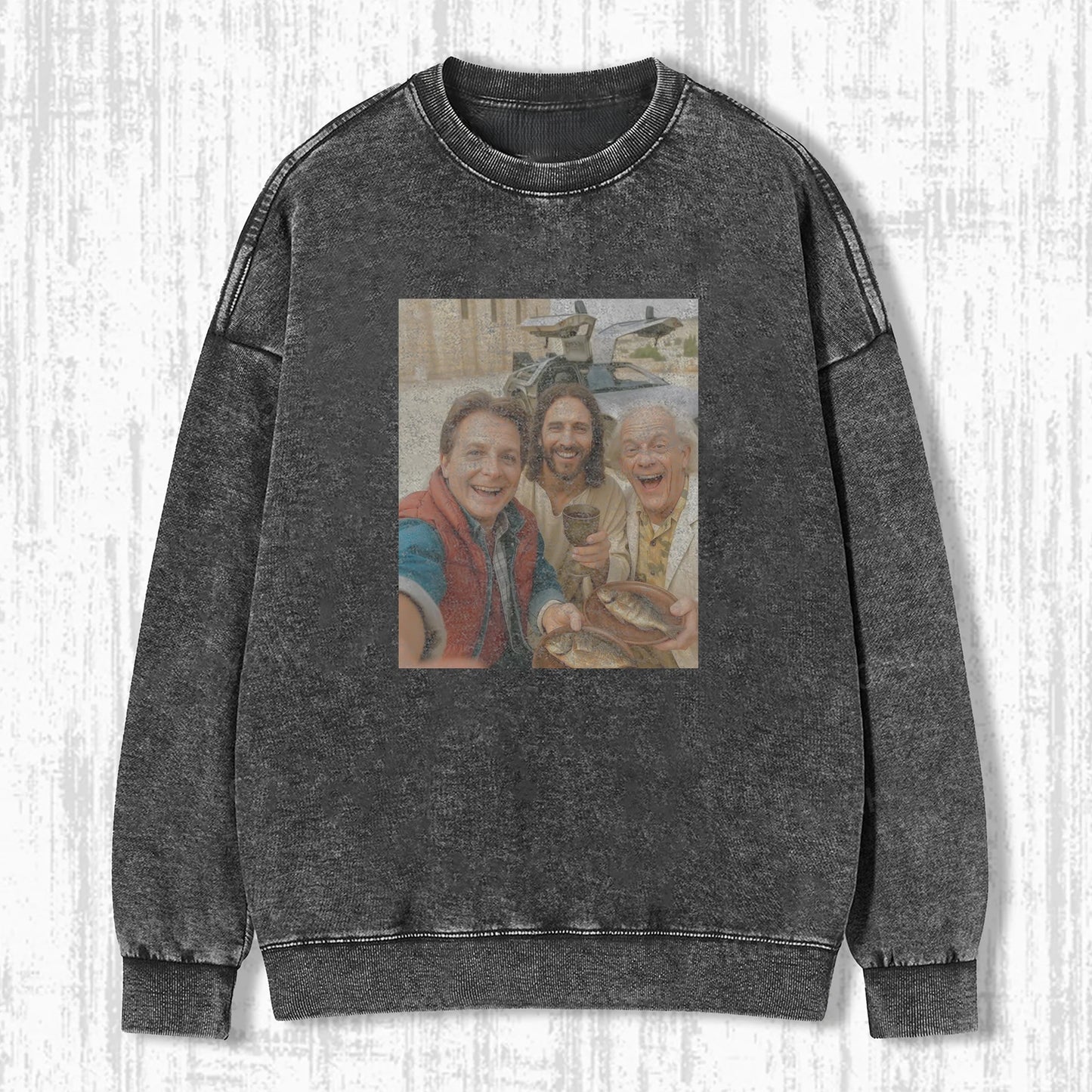 JESUS & BACK TO THE FUTURE T-SHIRT