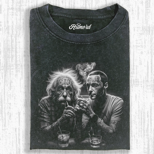 ALBERT EINSTEIN & SHELDON T-SHIRT
