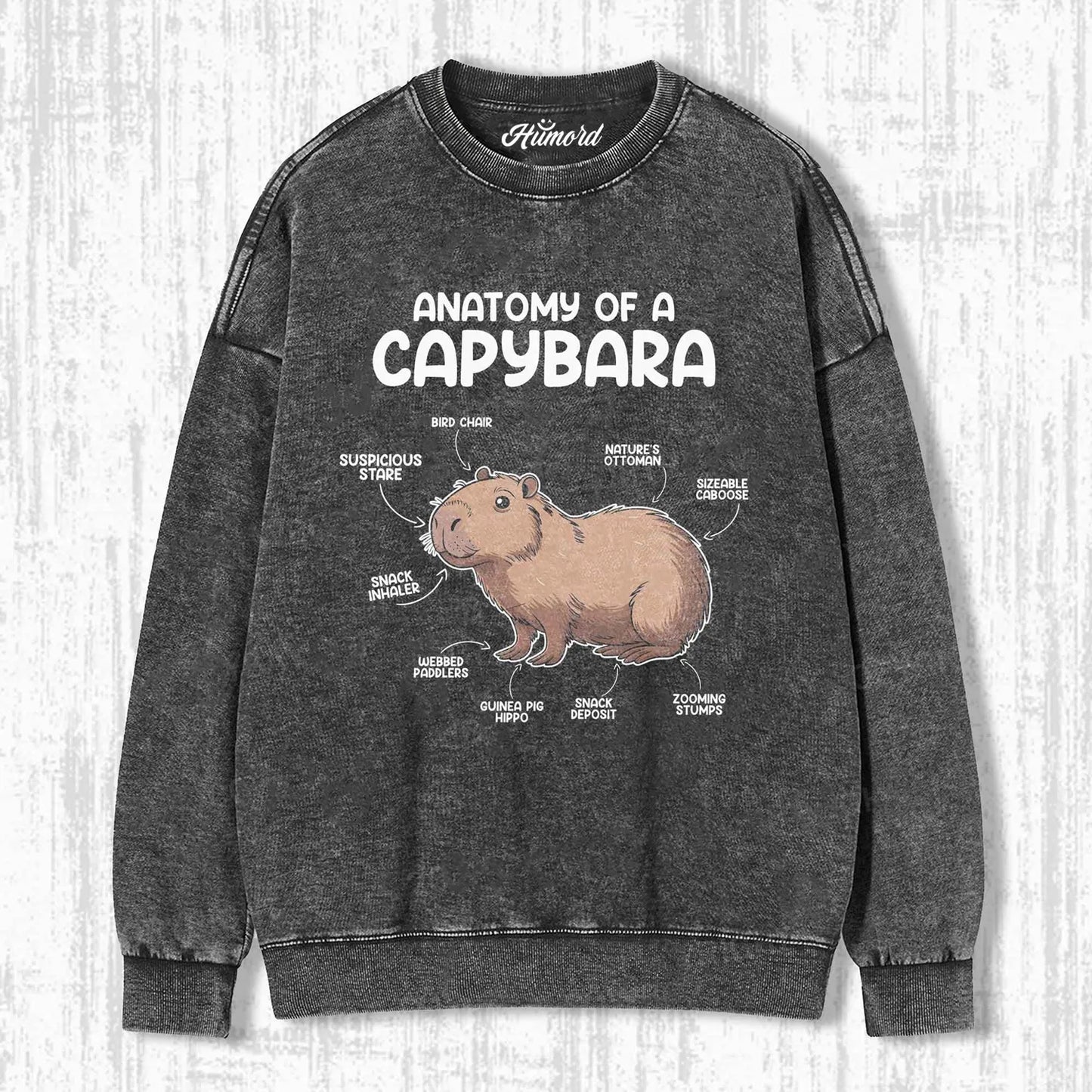 ANATOMY OF A CAPYBARA T-SHIRT