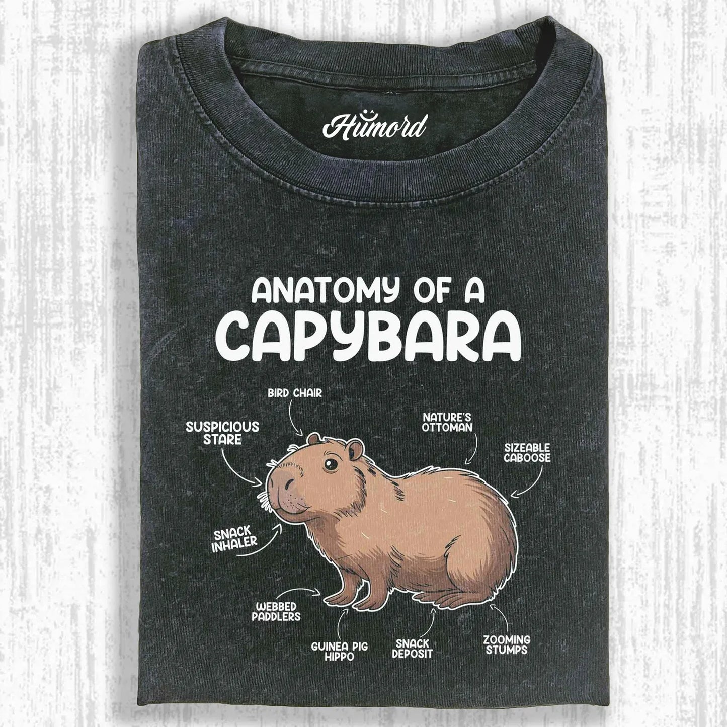 ANATOMY OF A CAPYBARA T-SHIRT