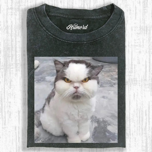 An angry cat TEE