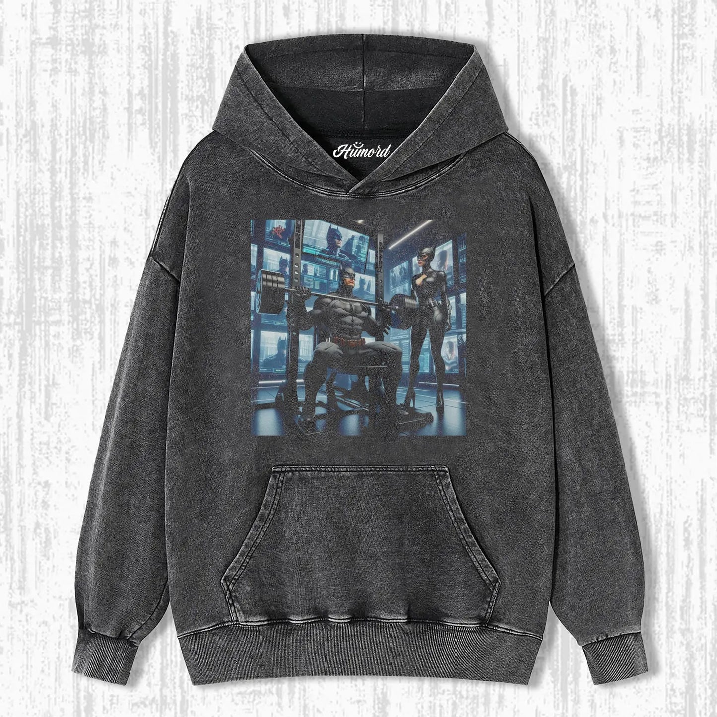 BATMAN AND CATWOMAN WORKOUT T-SHIRT