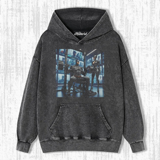 BATMAN AND CATWOMAN WORKOUT T-SHIRT