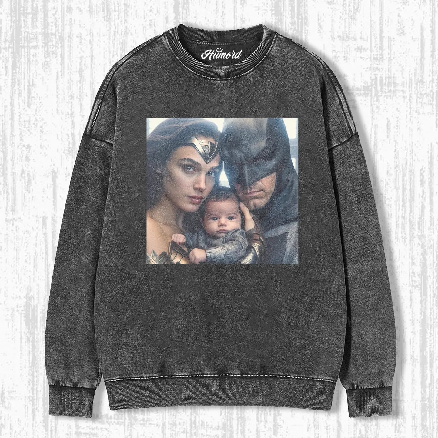 BATMAN AND WONDER WOMAN HAVE A BABY T-SHIRT
