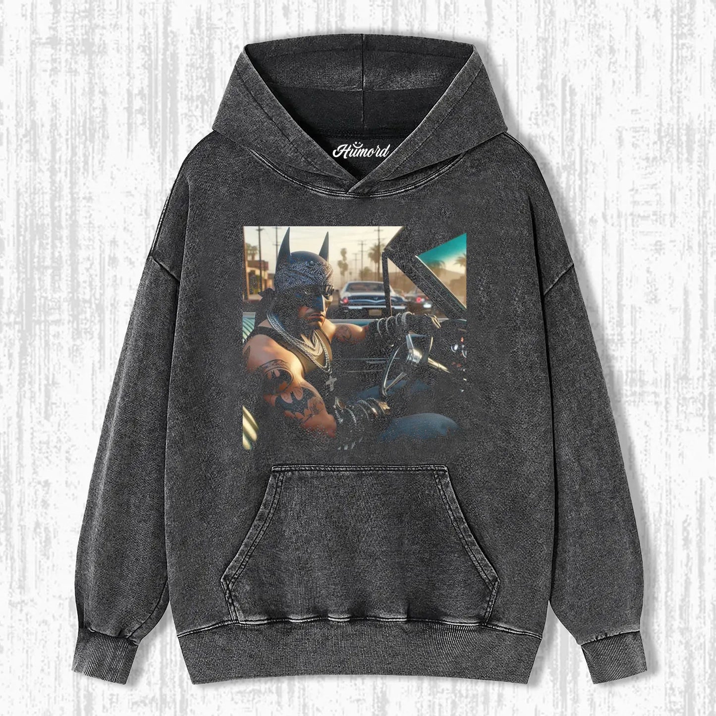 BATMAN DRIVING CAR T-SHIRT