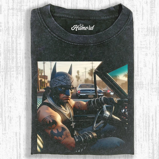 BATMAN DRIVING CAR T-SHIRT