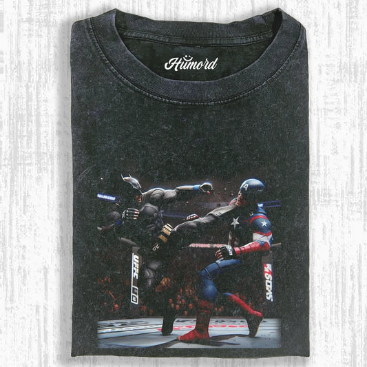 BATMAN & CAPTAIN AMERICA T-SHIRTS