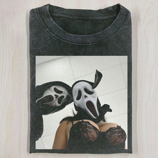 BIG BREASTS SCREAM T-SHIRT
