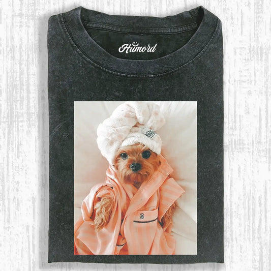 Bathrobe Dog Tee