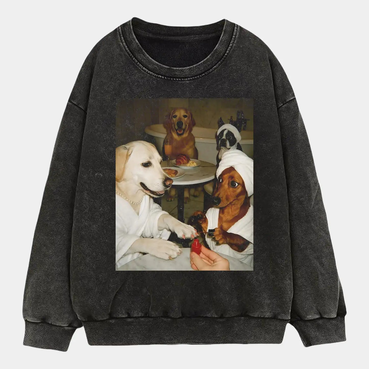Bathrobe Dogs Tee