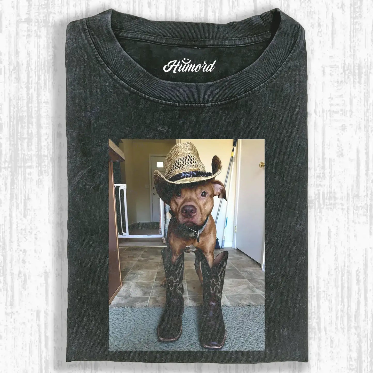 Boot-wearing Dog Tee
