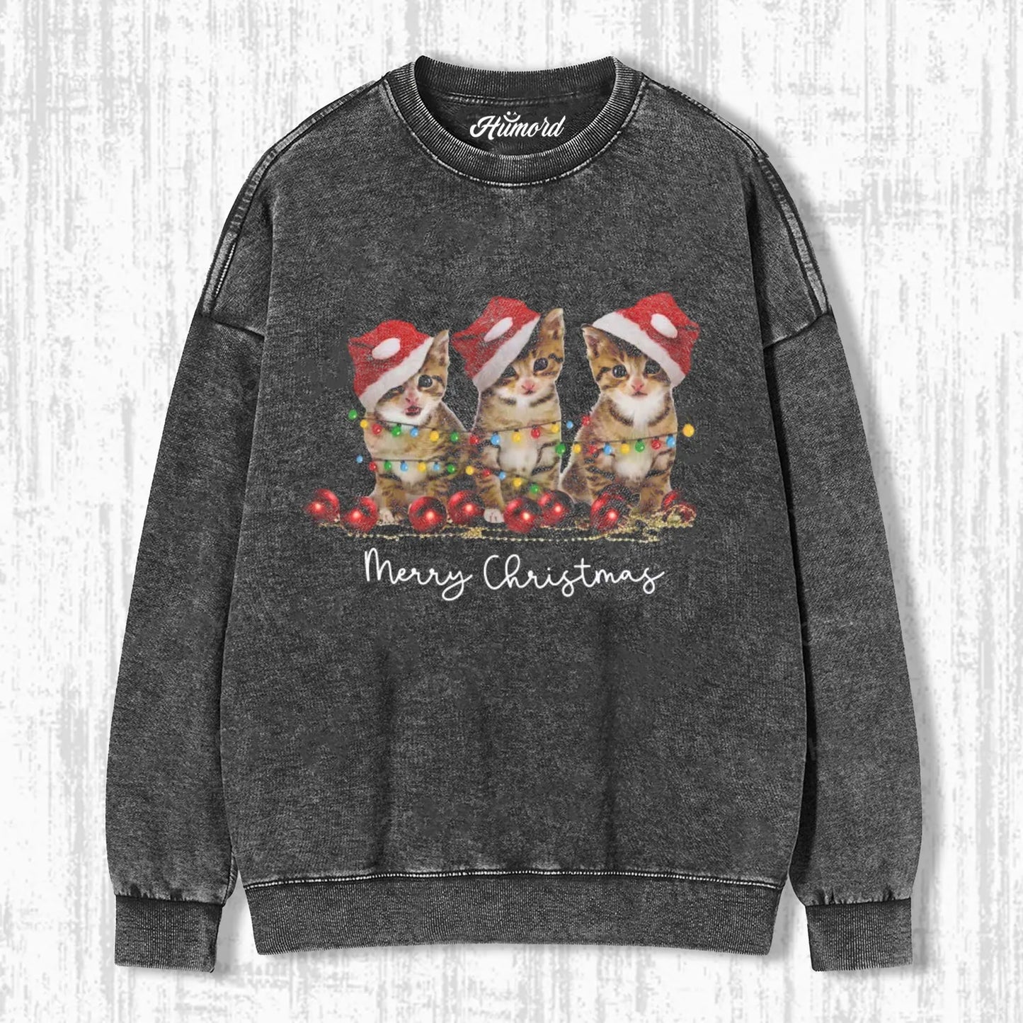 CAT CHRISTMAS T-SHIRT