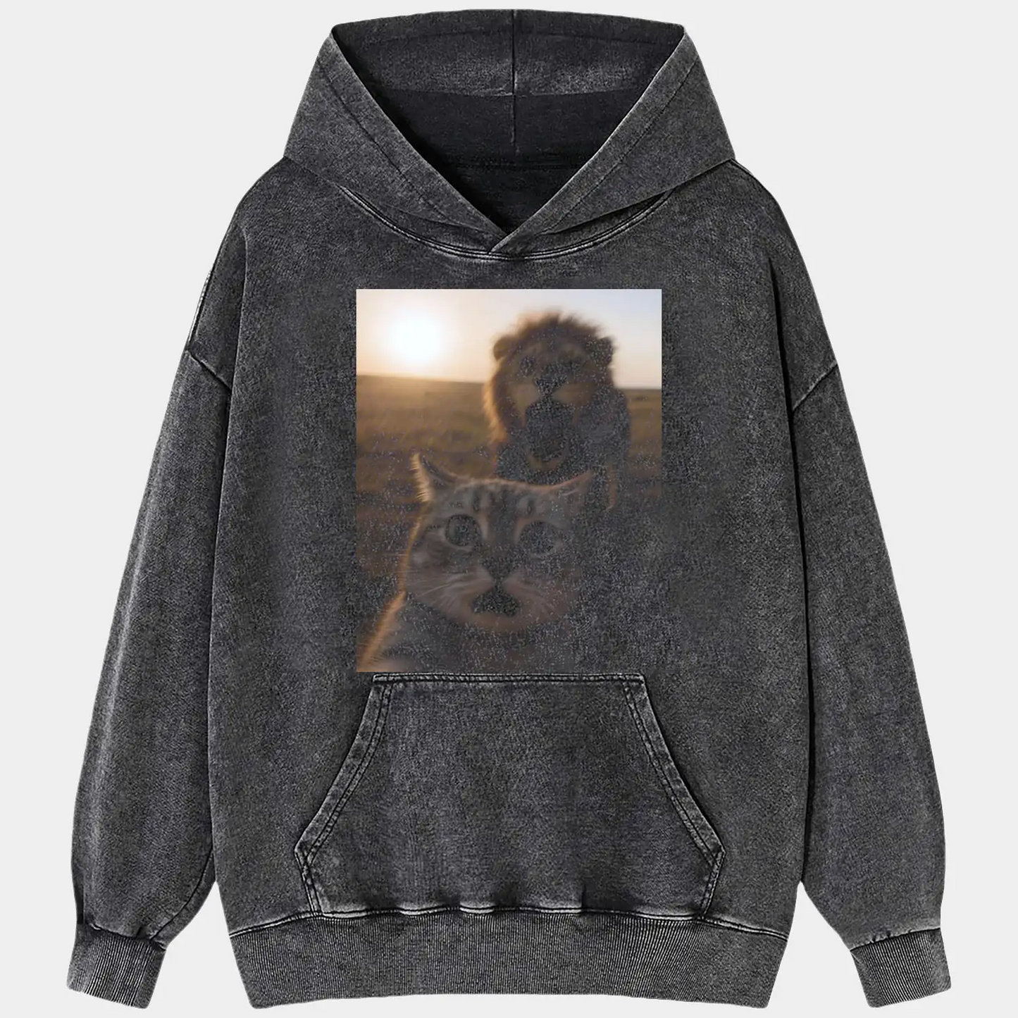 CAT ENCOUNTERS LION TEE