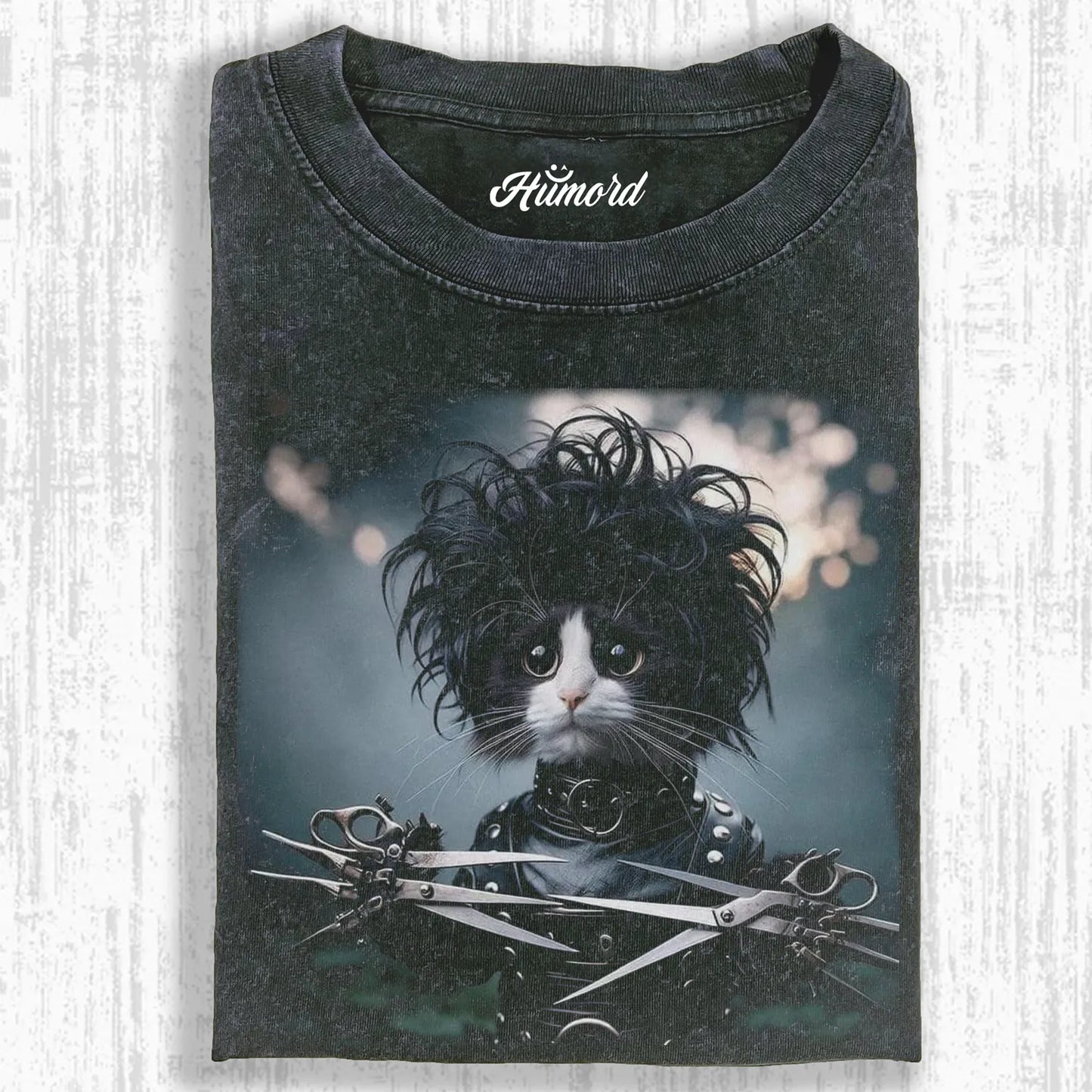 CAT SCISSORHANDS T-SHIRT