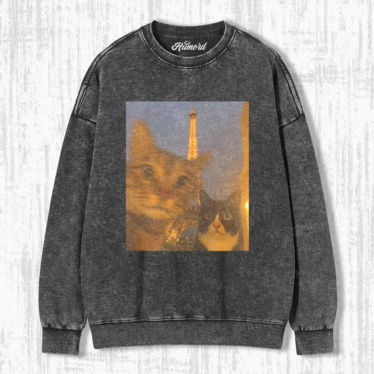 CAT SELFIE T-SHIRT